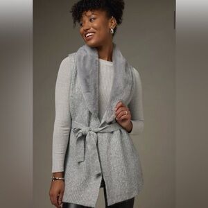 Francesca's Faux Fur Vest